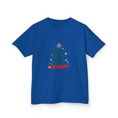 Be the LIGHT Christmas Tree Dino Kids Tee