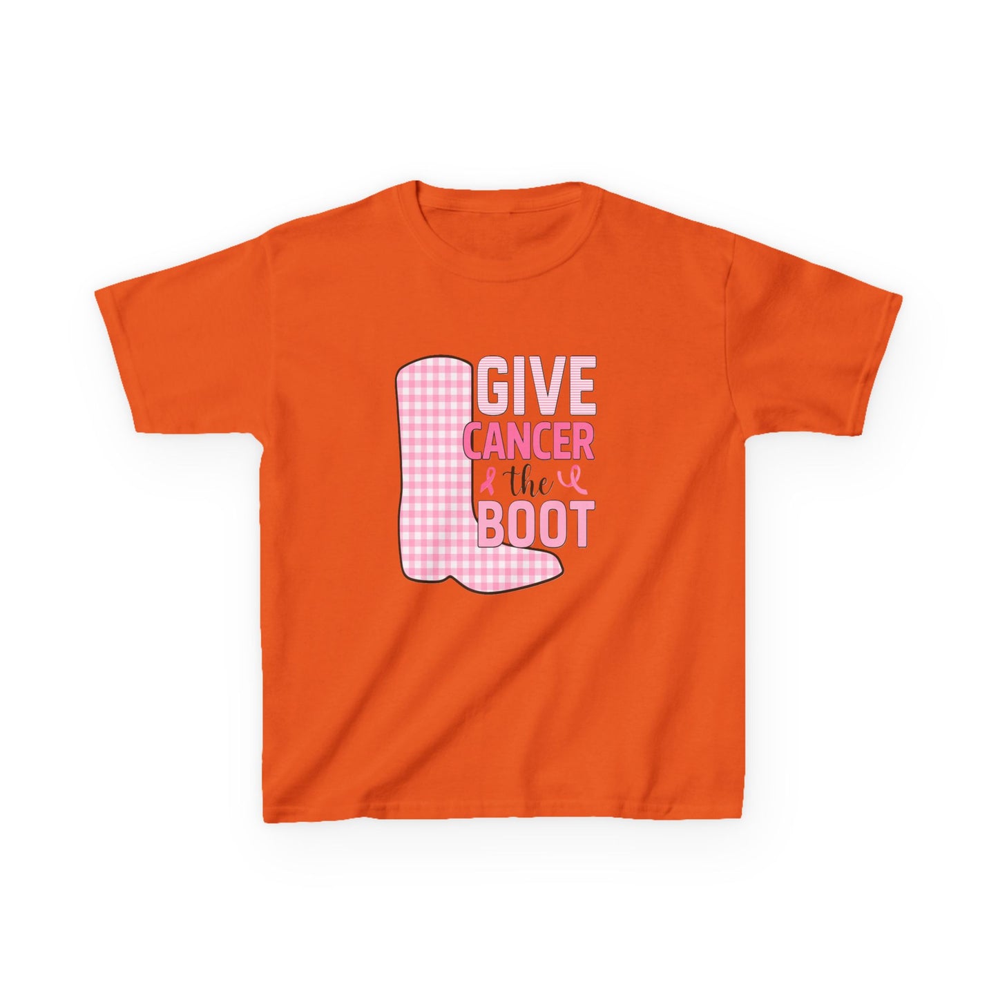 Give Cancer the Boot: Dinosaur Christmas Tee