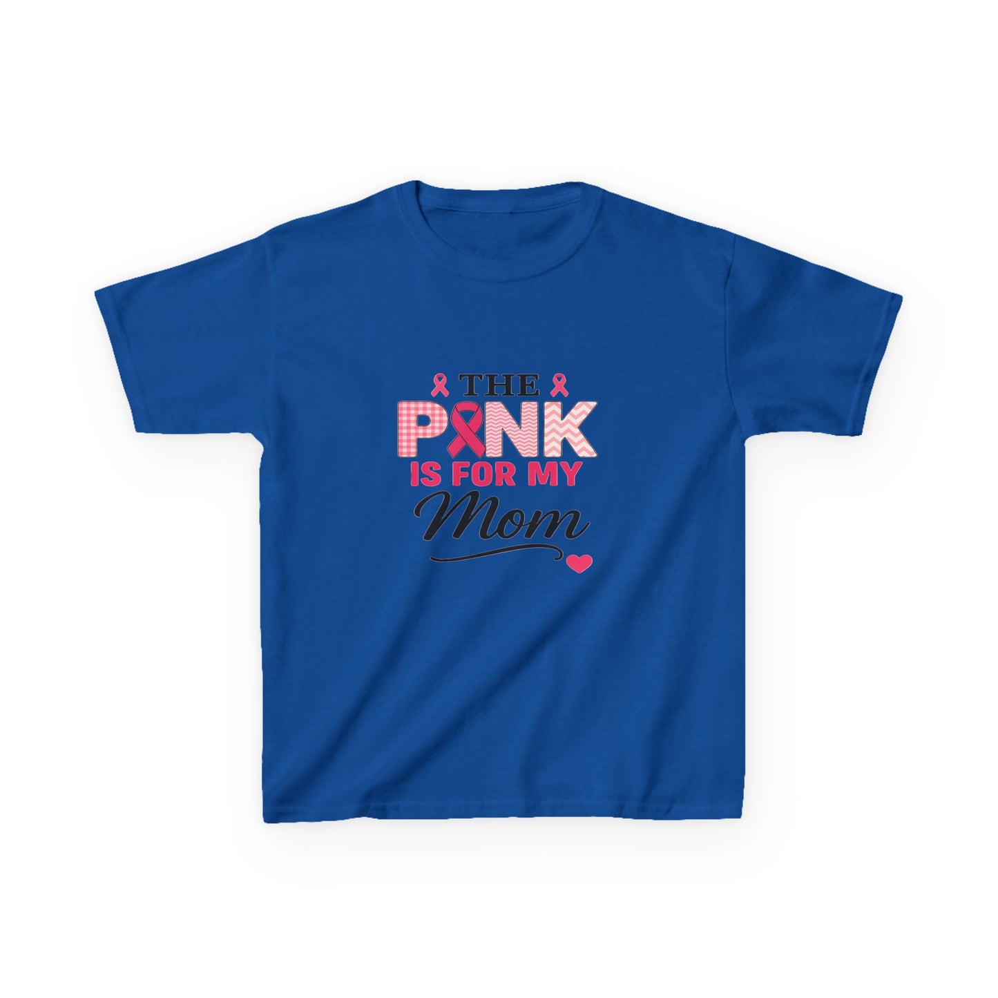 Pink for Mom Breast Cancer Awareness Dinosaur Tee