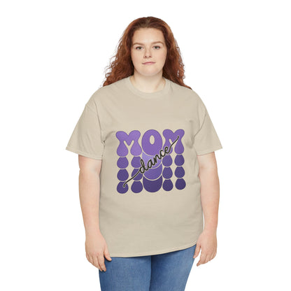 MOM Dance – Purple Letter Stage Spirit Tee