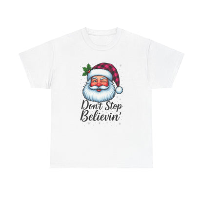 Santa Believin' Pink Holiday Tee