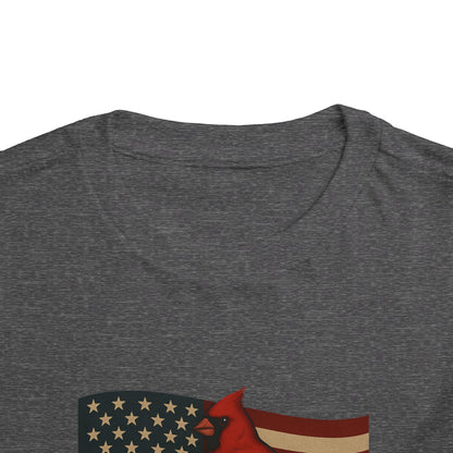 NC Cardinal & Dogwood Toddler Christmas Tee