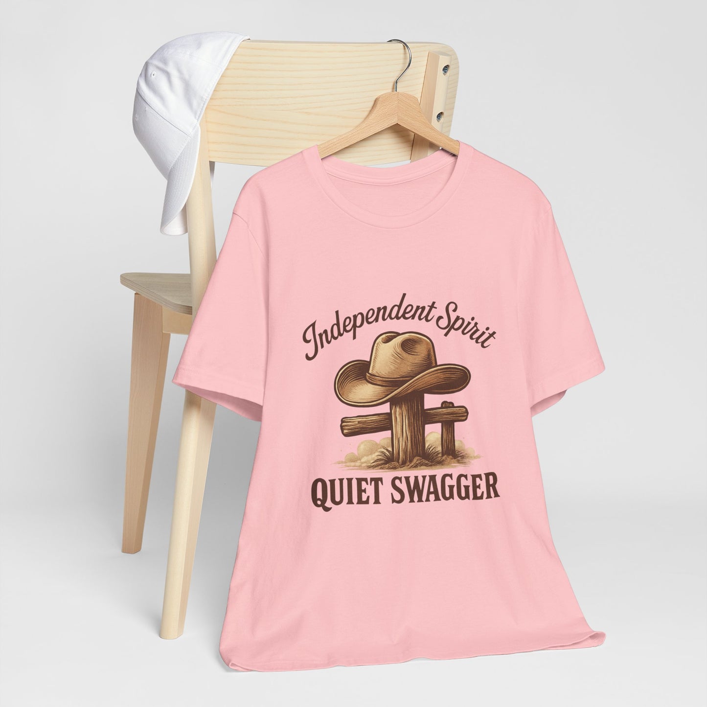 Quiet Swagger Cowboy Tee — Independent Spirit Western T-Shirt