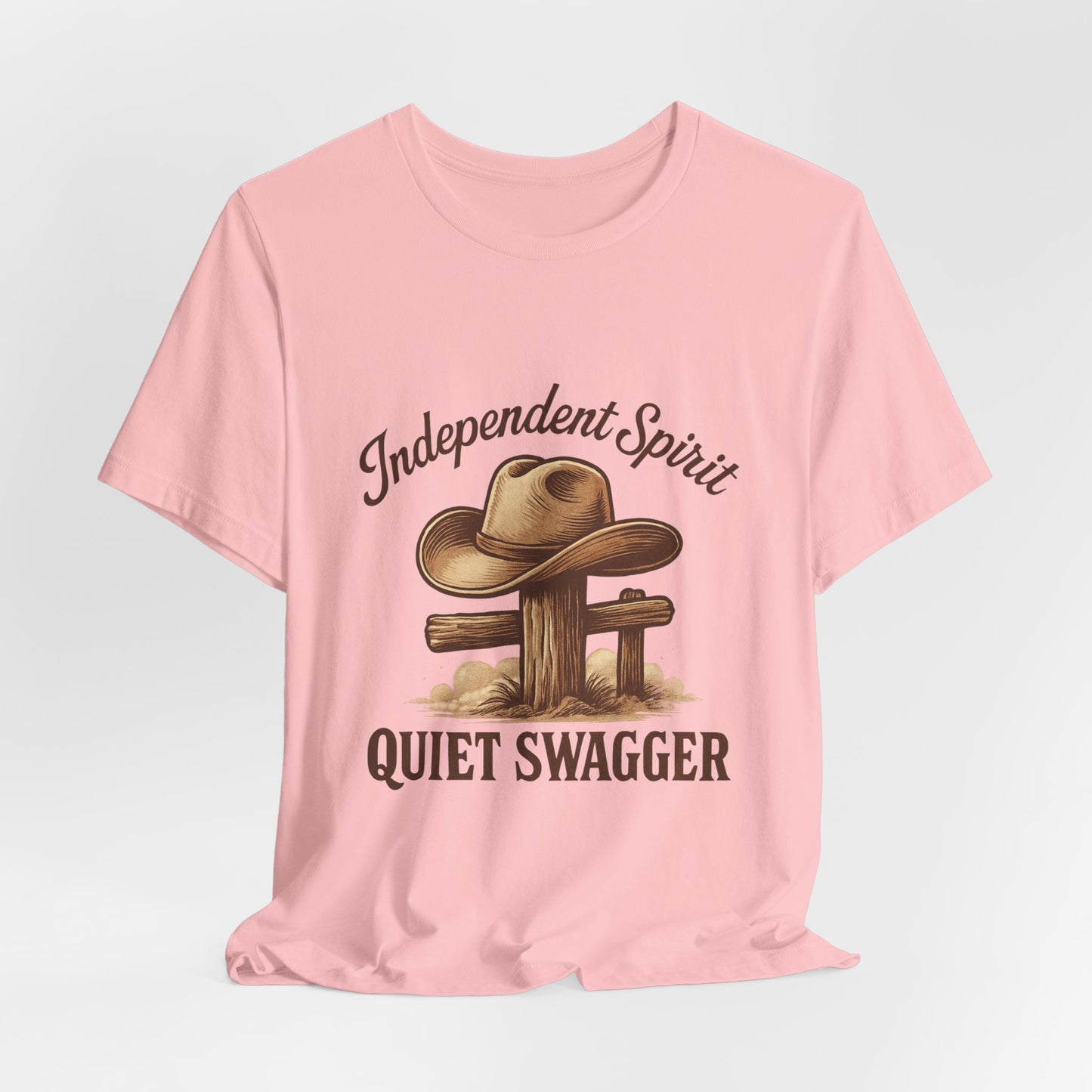 Quiet Swagger Cowboy Tee — Independent Spirit Western T-Shirt