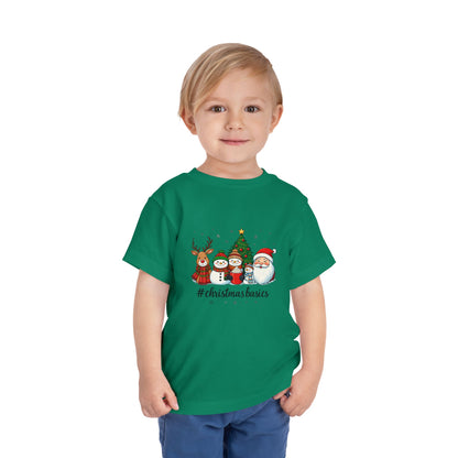 Christmas Basics Toddler Tee - Festive Holiday Fun