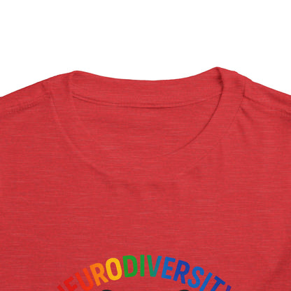 Toddler T-Shirt Colorful Butterfly Rainbow Infinity Symbol Acceptance Shirt