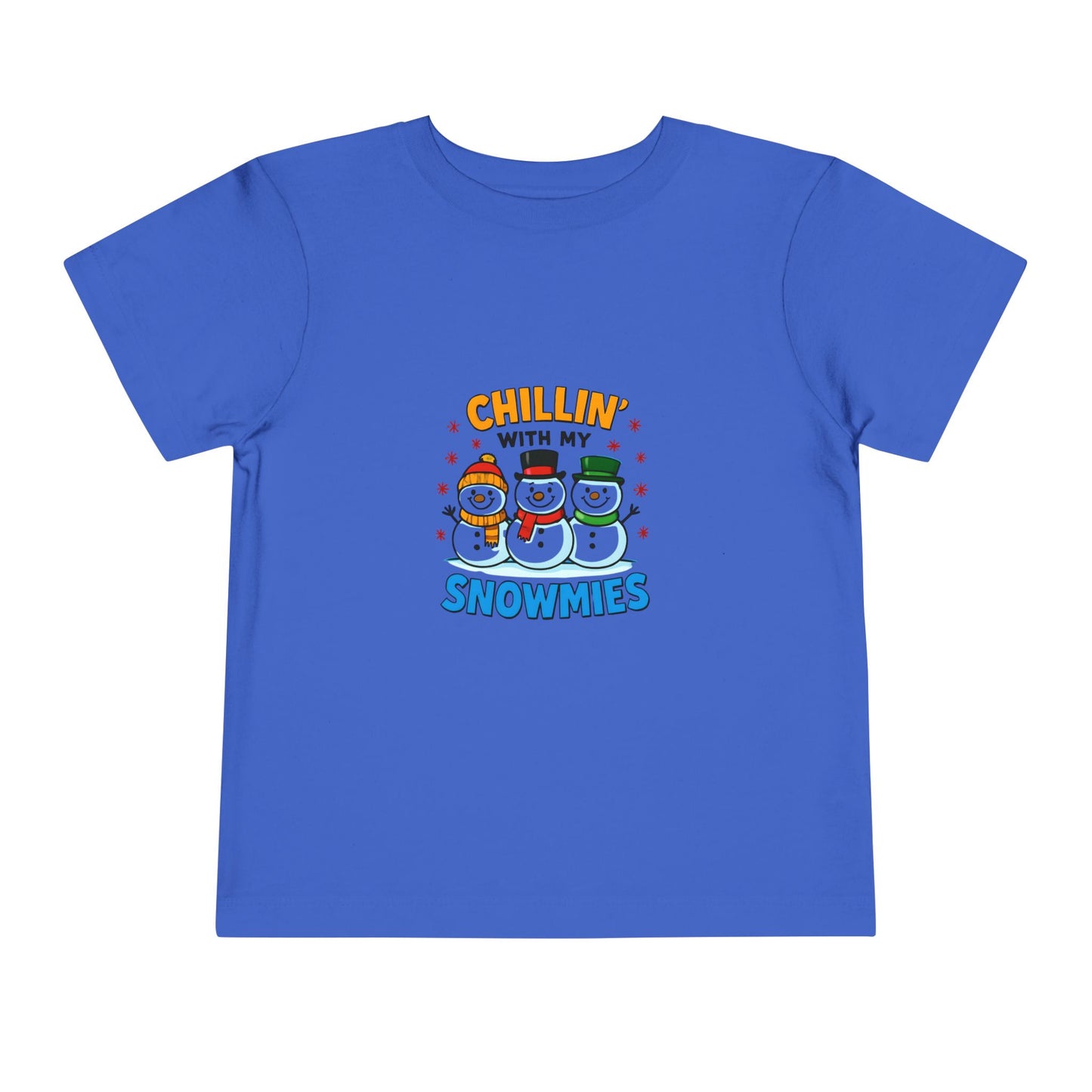 Chillin' with My Snowmies Toddler Christmas Tee