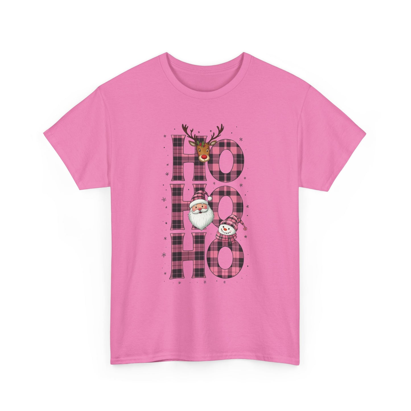 Ho Ho Ho Plaid Holiday Tee