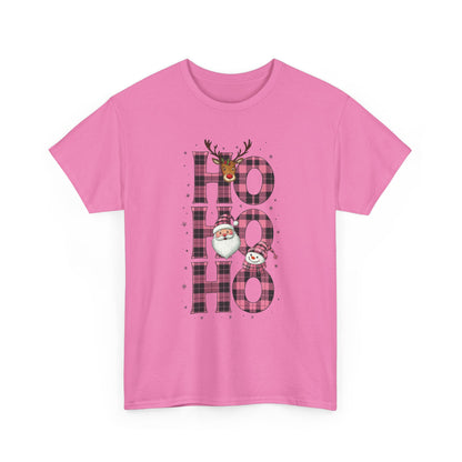 Ho Ho Ho Plaid Holiday Tee