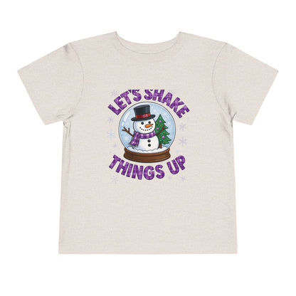 Shake Things Up! Snowman Christmas Toddler Tee
