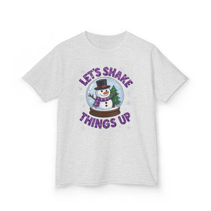 OT Snowman Snow Globe Kids Christmas Tee