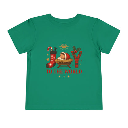 Joy to the World Toddler Christmas Tee