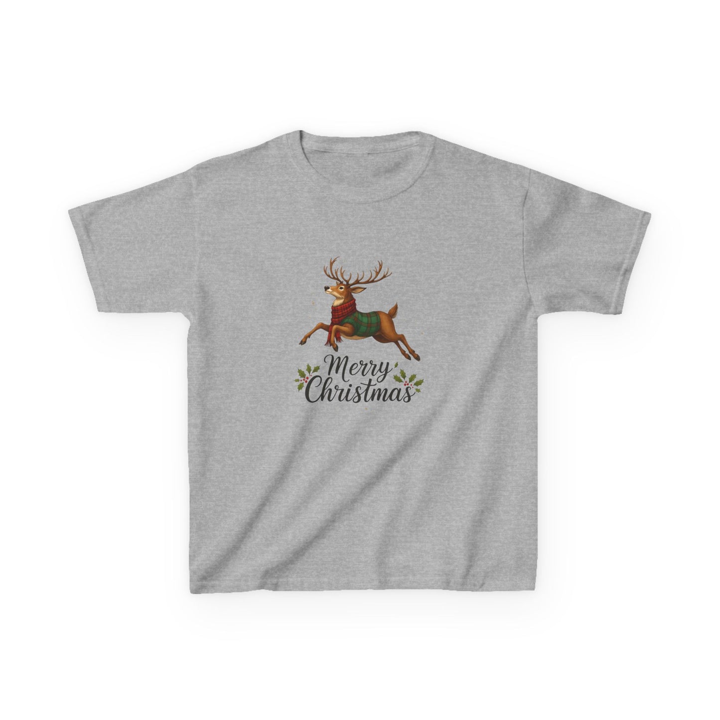 Reindeer Merry Christmas Kids Tee - Holiday Fun!