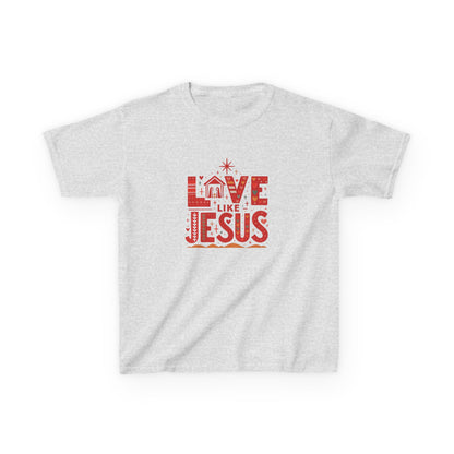 Love Like Jesus Christmas Dinosaur Kids Tee