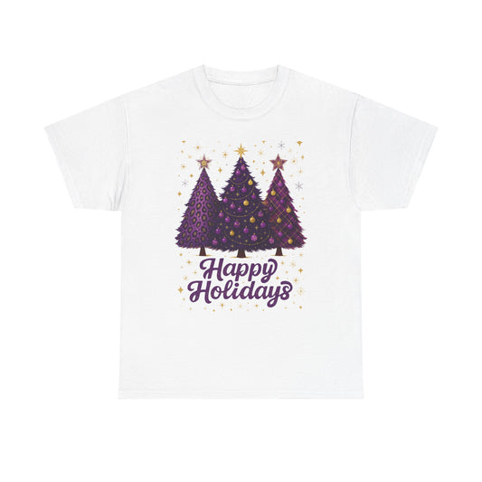 Christmas Tree Unisex Tee - Happy Holidays Design