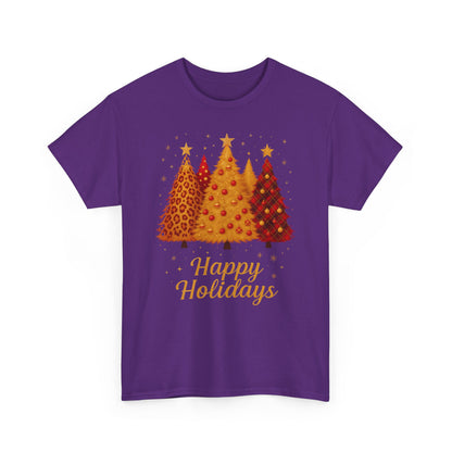 Happy Holidays Christmas Trees Tee