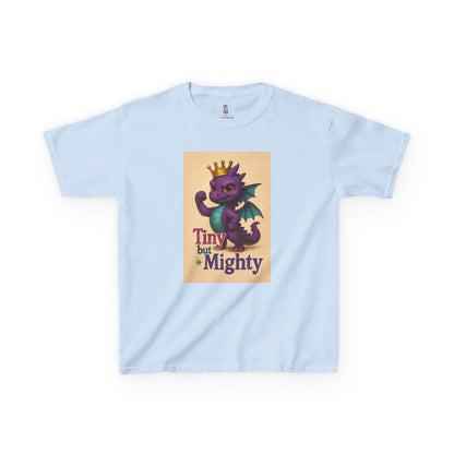 Kids Dragon Tee, Fun Kids T-Shirt, Tiny but Mighty Shirt, Unique Kids Apparel, Gift for Young Adventurers, Cute Dragon Design