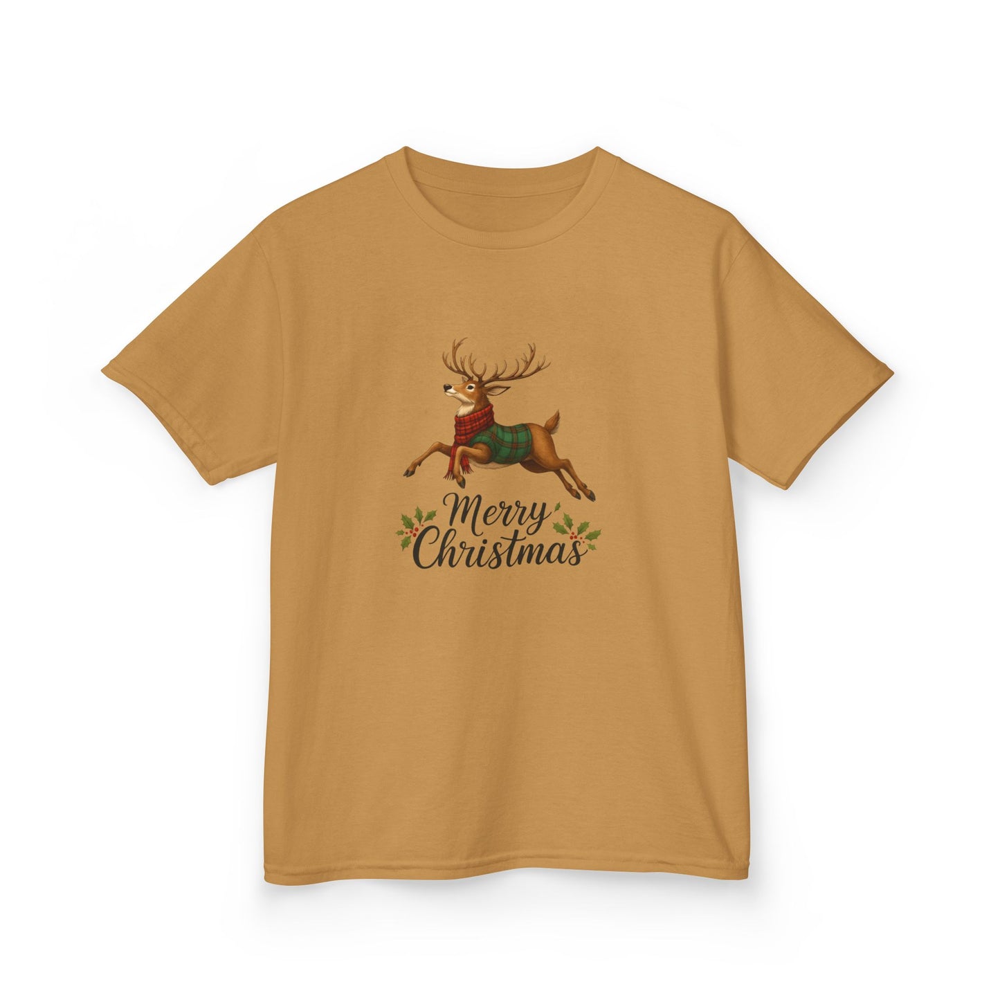Reindeer Merry Christmas Kids Tee - Holiday Fun!