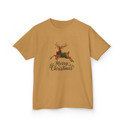 Reindeer Merry Christmas Kids Tee - Holiday Fun!
