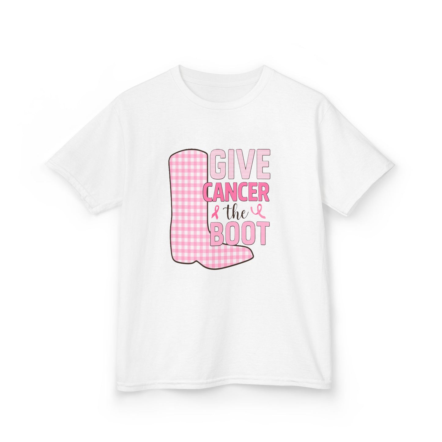 Give Cancer the Boot: Dinosaur Christmas Tee