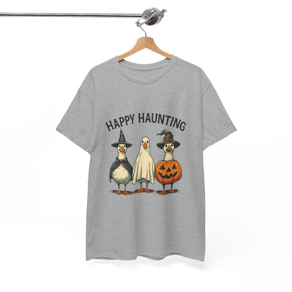 Happy Haunting Geese Halloween Tee