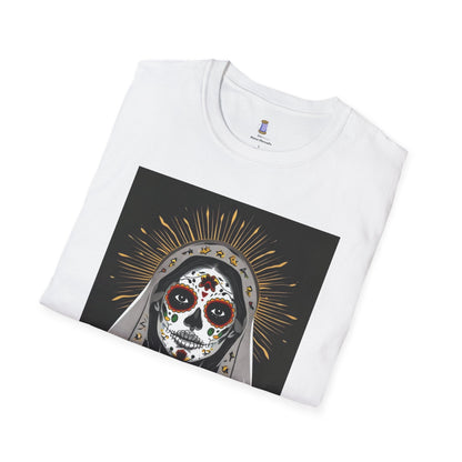 Day of the Dead Skull T-Shirt, Unisex Graphic Tee, Fall Fashion, Halloween Costume, Unique Gift for Her, Artistic Wear