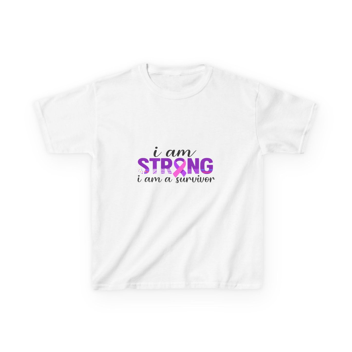 Strong Survivor Dinosaur Tee - Christmas Gift for Kids