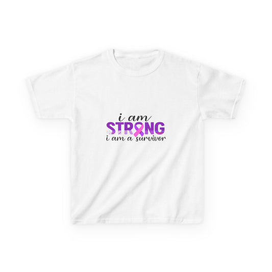 Strong Survivor Dinosaur Tee - Christmas Gift for Kids