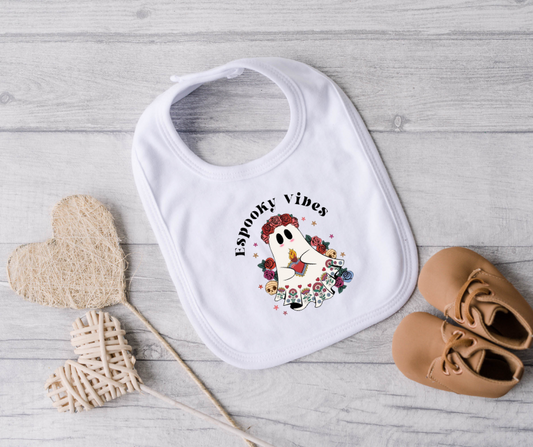 El Spooky Vibes Halloween Bib