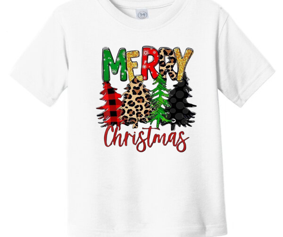 Merry Christmas Trees 2 Kid T-Shirt