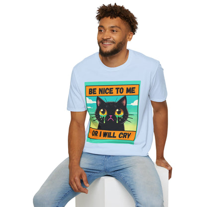 Playful Cat Graphic Tee, Unisex T-Shirt, Gift for Cat Lovers, Cute Animal Apparel, Funny Pet Quote Shirt