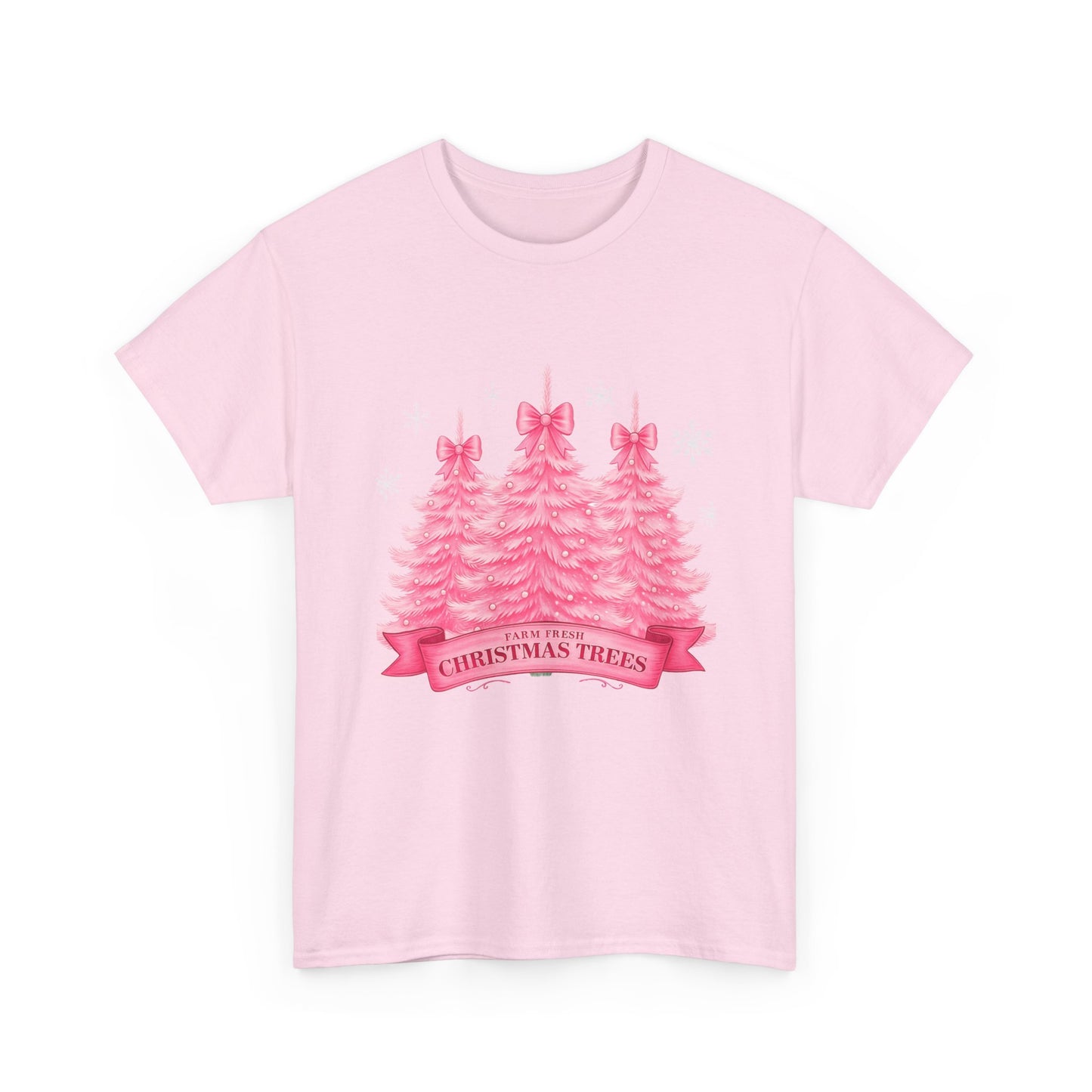 Farm Fresh Pink Christmas Tree Tee
