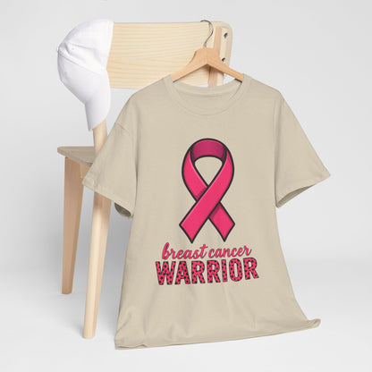 Breast Cancer Warrior Pink Ribbon Tee