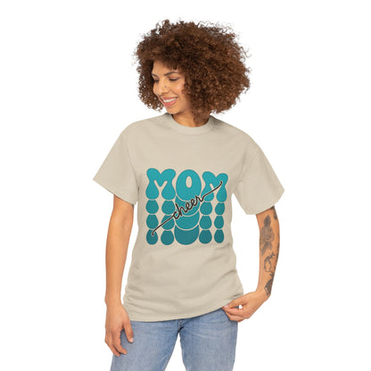 MOM Cheer – Turquoise Spirit Tee