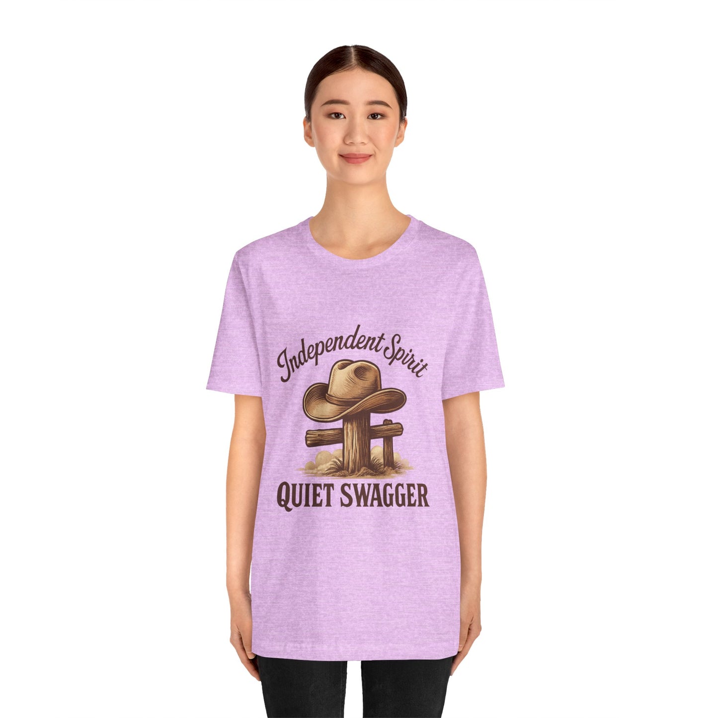 Quiet Swagger Cowboy Tee — Independent Spirit Western T-Shirt