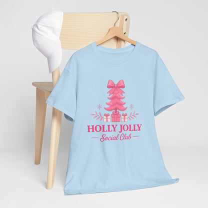 Holly Jolly Pink Tree Tee