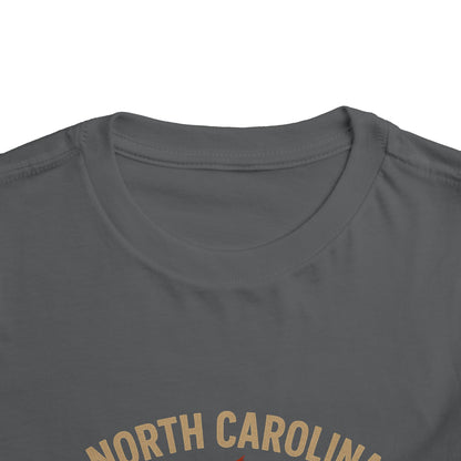 Toddler Tee - NC Cardinal and Dogwood Flower Design