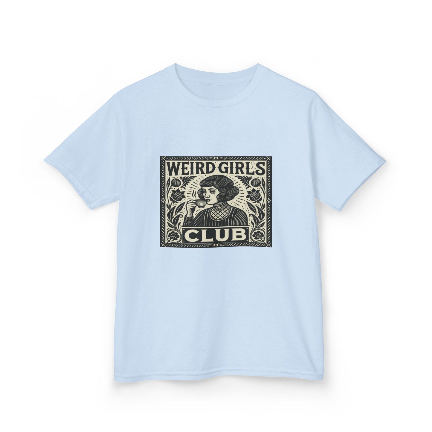 Weird Girls Club Tea Party Tee - Retro Graphic