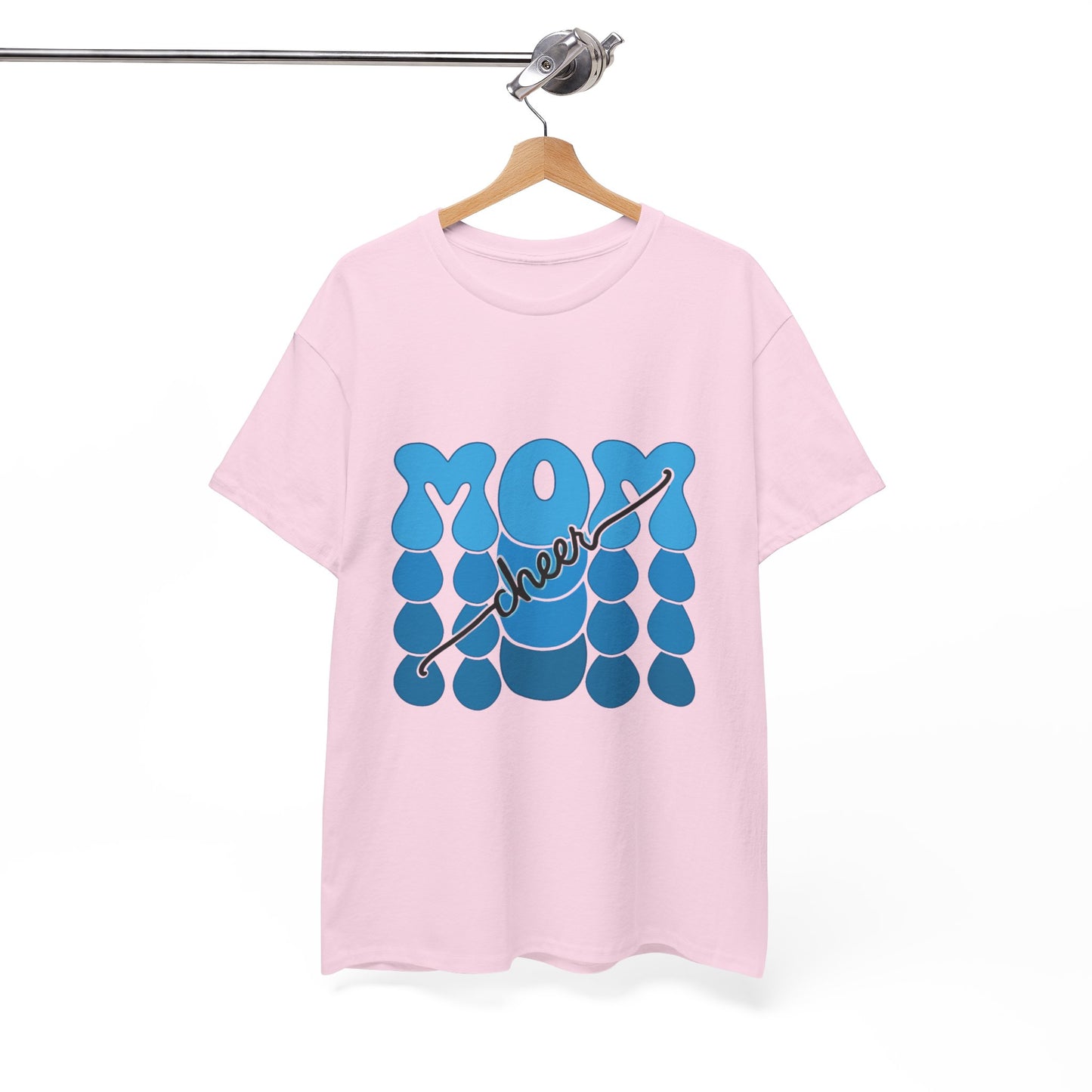 Blue Mom Cheer T-Shirt