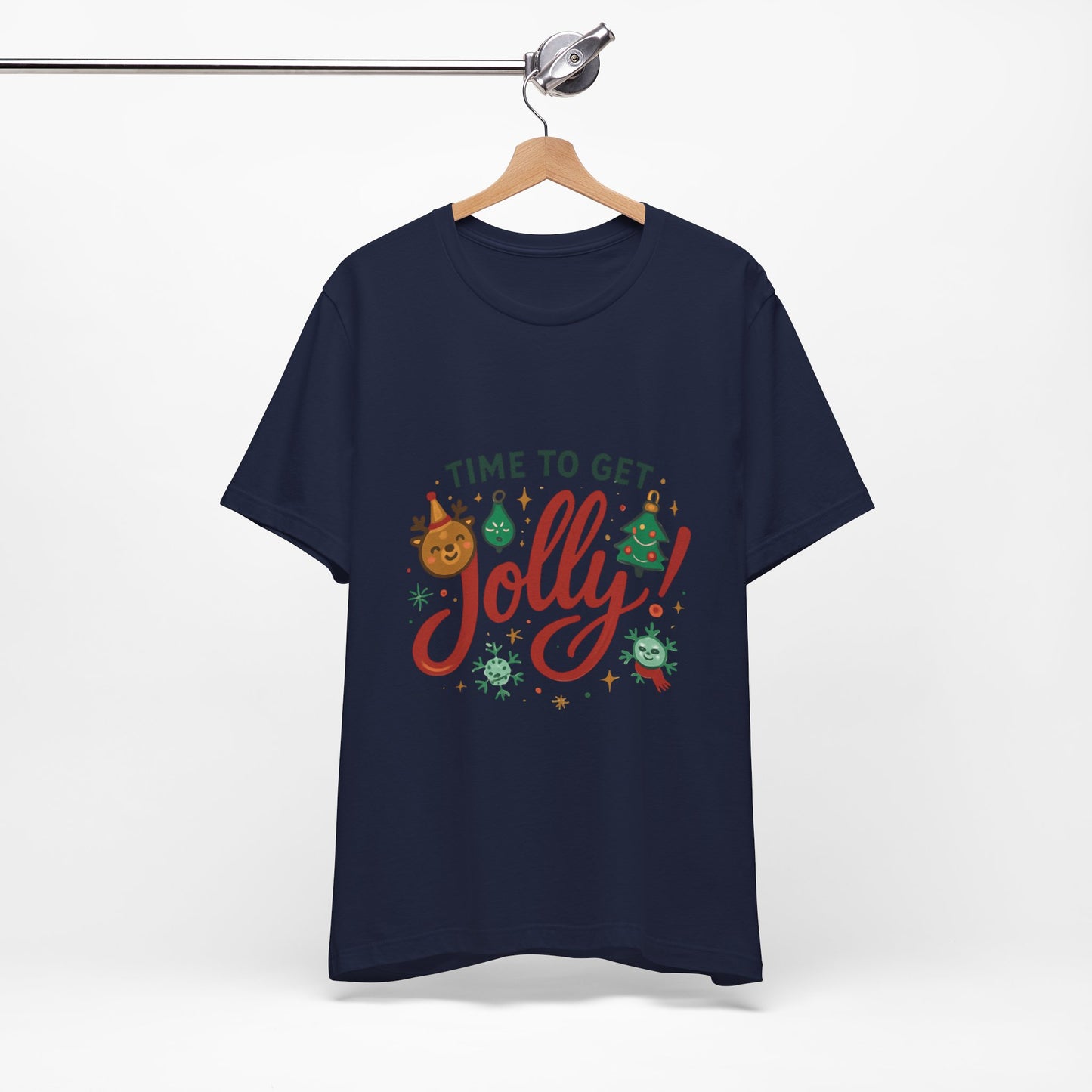 Time to Get Jolly! Christmas Tee — Festive Holiday Graphic T-Shirt