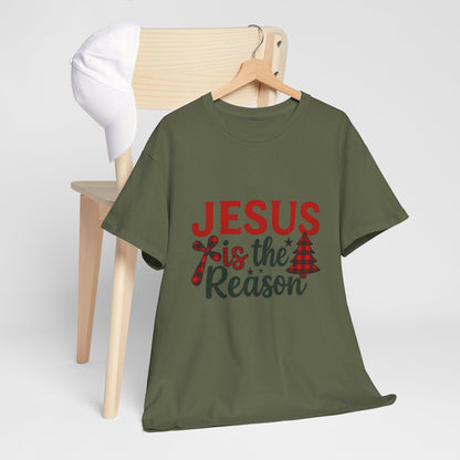 Jesus is the Reason Christmas Tee - Faith-Based Holiday Gift