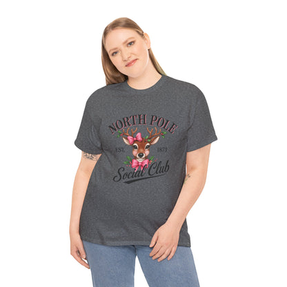 North Pole Social Club Reindeer Tee