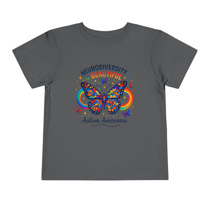Toddler Tee Neurodiversity Is Beautiful Butterfly Design