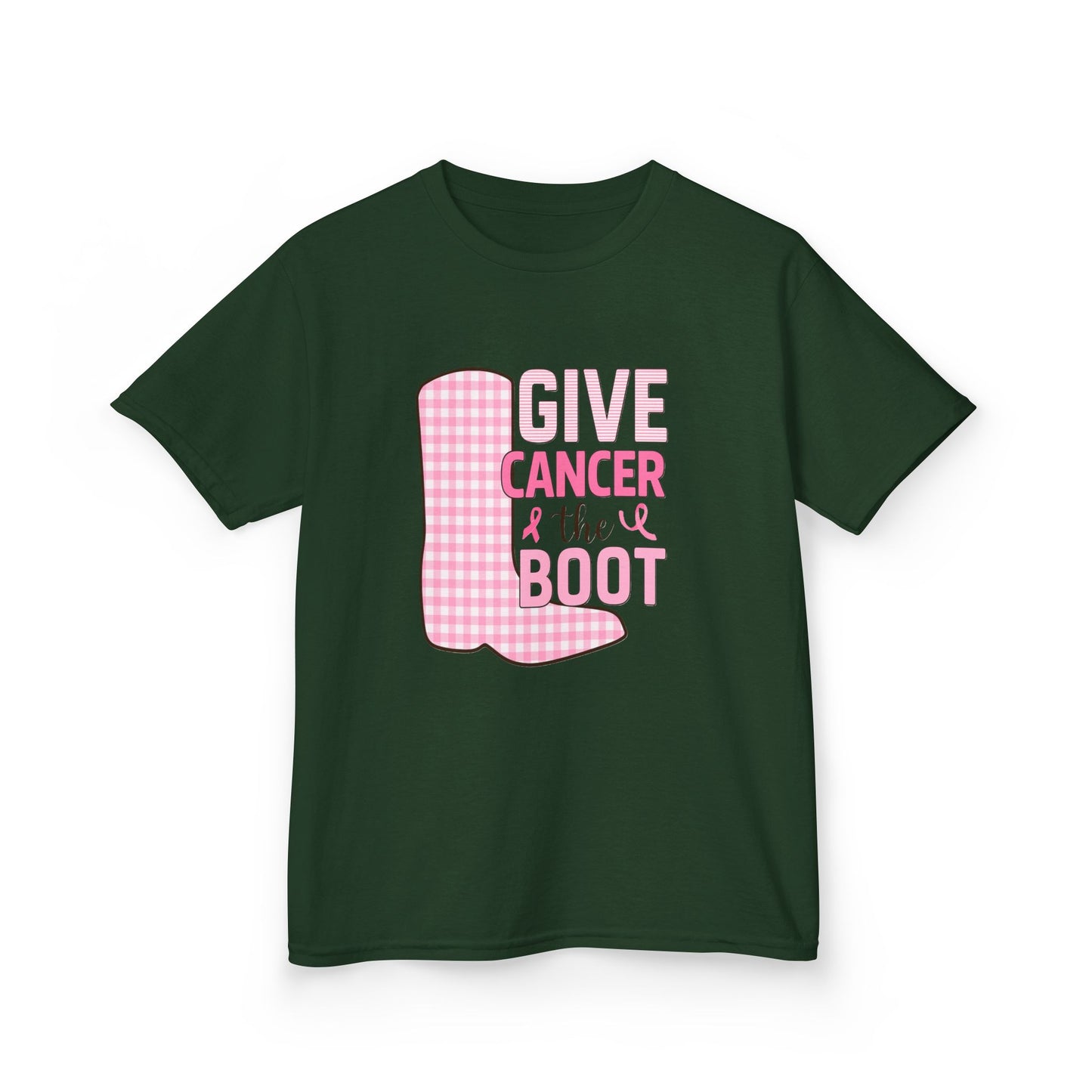 Give Cancer the Boot: Dinosaur Christmas Tee
