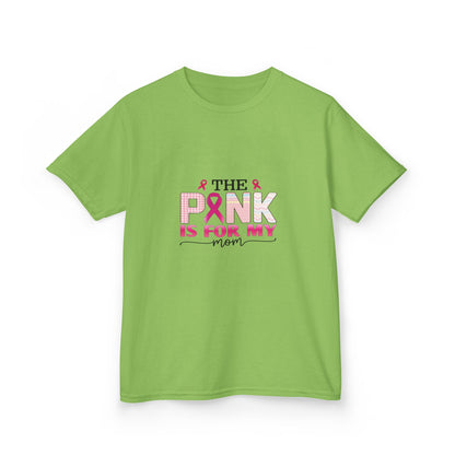 Pink Ribbon Mom Dinosaur Tee - Breast Cancer Awareness