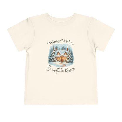 Winter Wishes Cottage Christmas Tee - Toddler Holiday