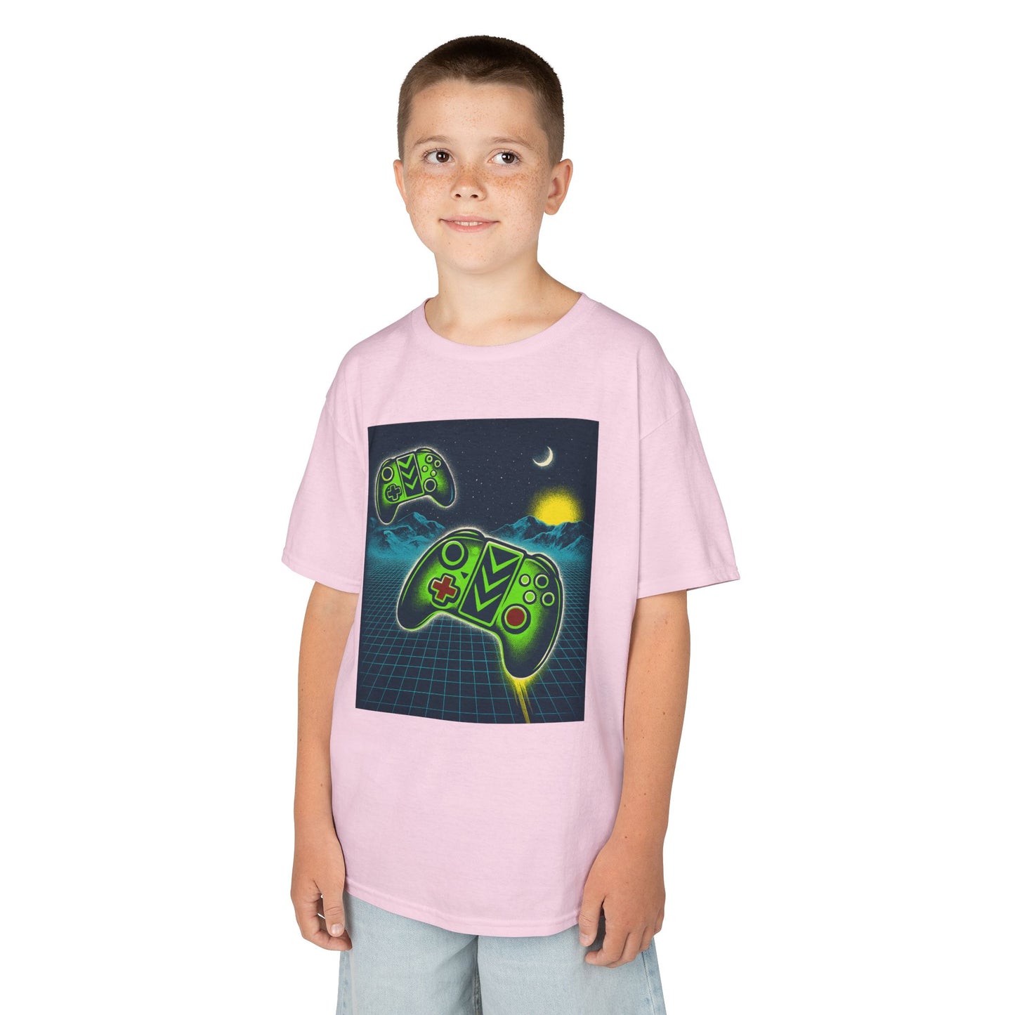 Retro Gamer Kids Tee, Stylish Children's T-Shirt, Video Game Shirt, Fun Birthday Gift, Cool Summer Outfit