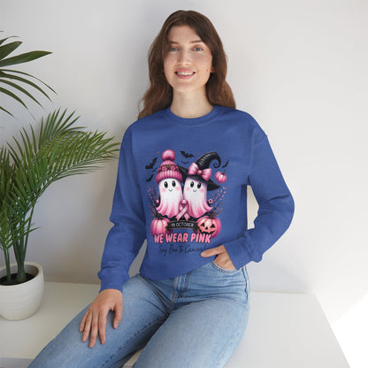 Boo-tiful Breast Cancer Awareness Halloween Crewneck