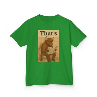 Bull Market Bathroom Break - Funny Kids Tee
