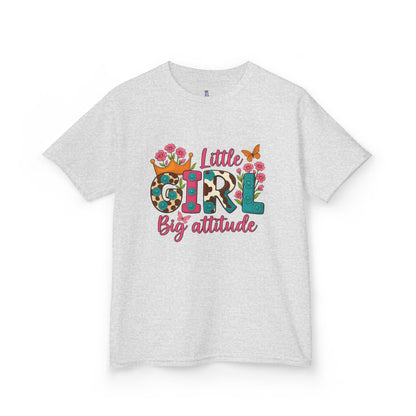 Little Girl Big Attitude Tee - Fun Kids Shirt, Birthday Gift, Casual Outfit, Girls Fashion, Playtime Wear